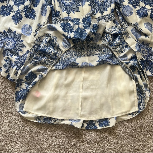 Betsy Johnson Floral Boho Bell Sleeve Dress - Picture 8 of 10